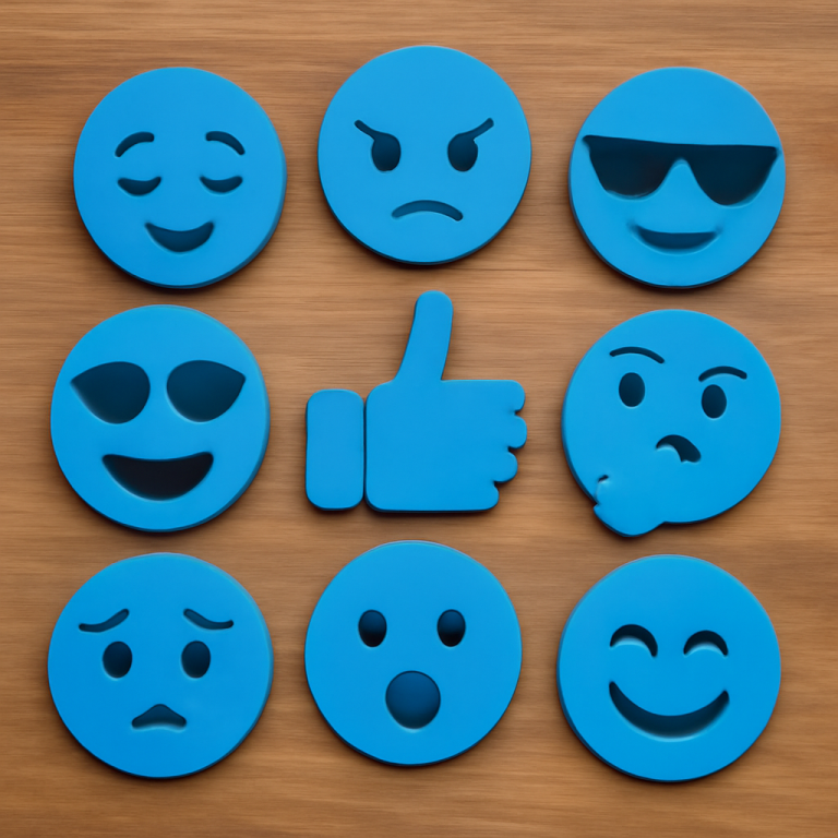 Blueemojis to use online