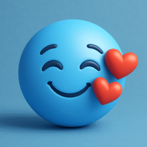 The Lovely Blue Emoji: A New Symbol of Digital Affection