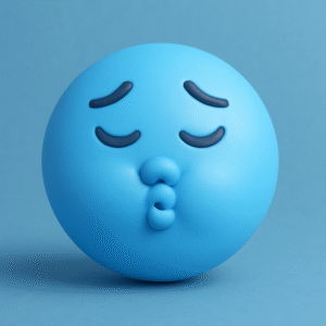 The Mewing Blue Emoji: A Trendy Twist on Expression