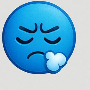 Annoying Blue Emoji
